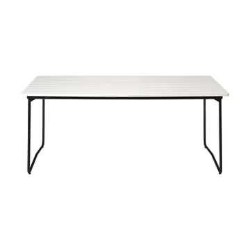 B31 170 dining table - White lacquered oak-black - Grythyttan Stålmöbler