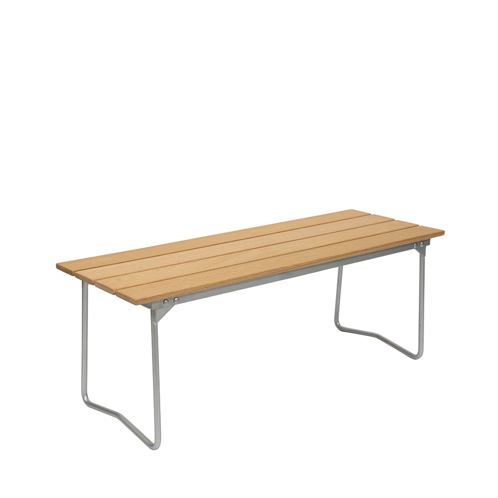 Grythyttan Stålmöbler Bänk 8 bench Oak oil-hot-dip galvanized steel frame