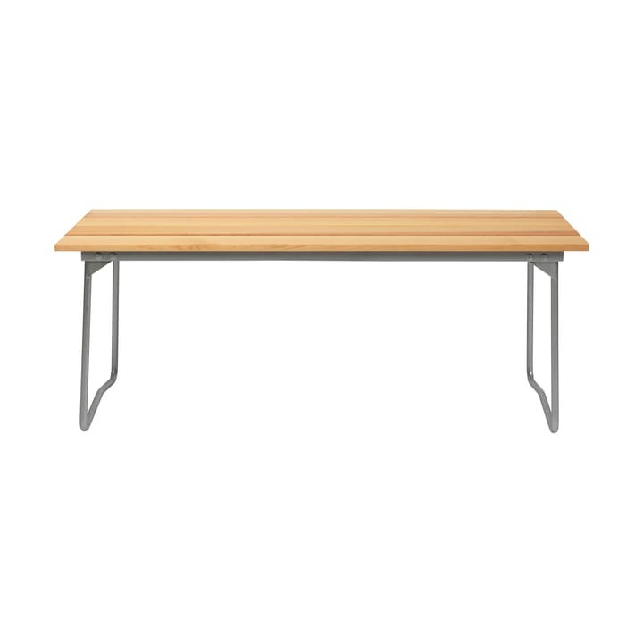 Bänk 8 bench - Pine oil-hot-dip galvanized steel stand - Grythyttan Stålmöbler