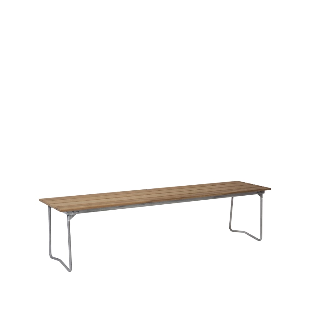 Grythyttan Stålmöbler Bänk 9 bench Oak oil-170 cm-hot-dip galvanized