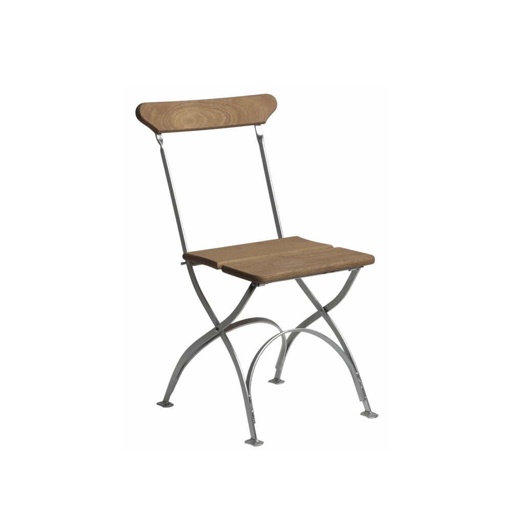 Grythyttan Stålmöbler Bryggeri chair Oak oil-hot-dip galvanized stand