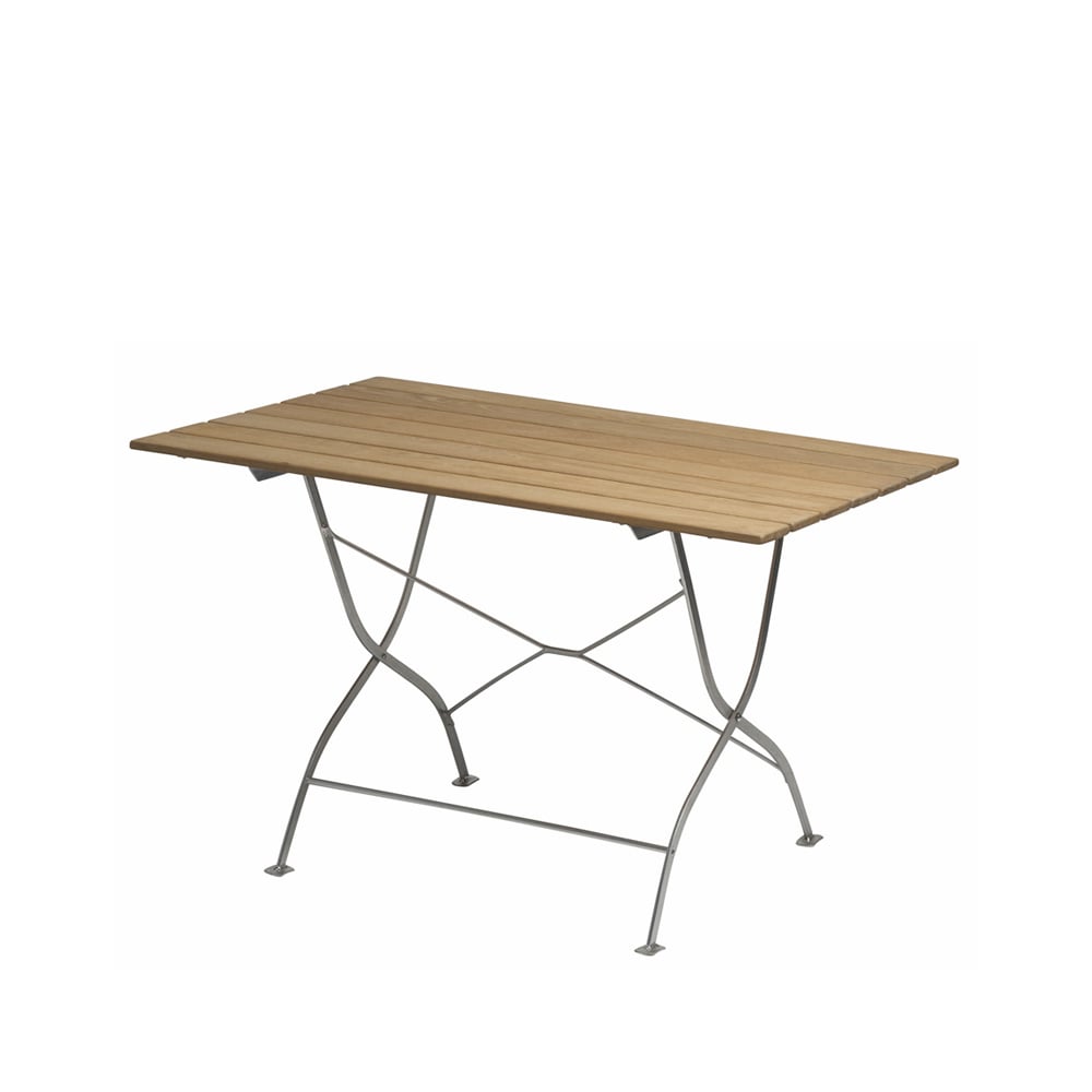 Grythyttan Stålmöbler Bryggeri table Oak oil-hot-dip galvanized stand