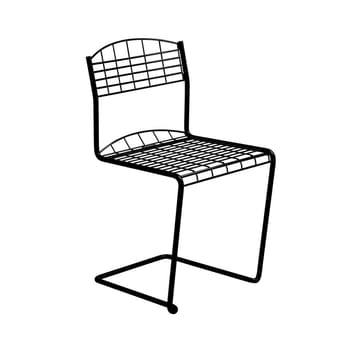 High Tech chair - Black - Grythyttan Stålmöbler