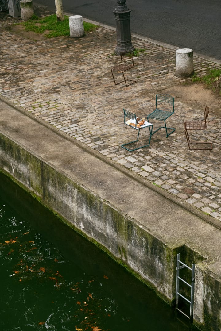 High Tech chair, Blue green Grythyttan Stålmöbler