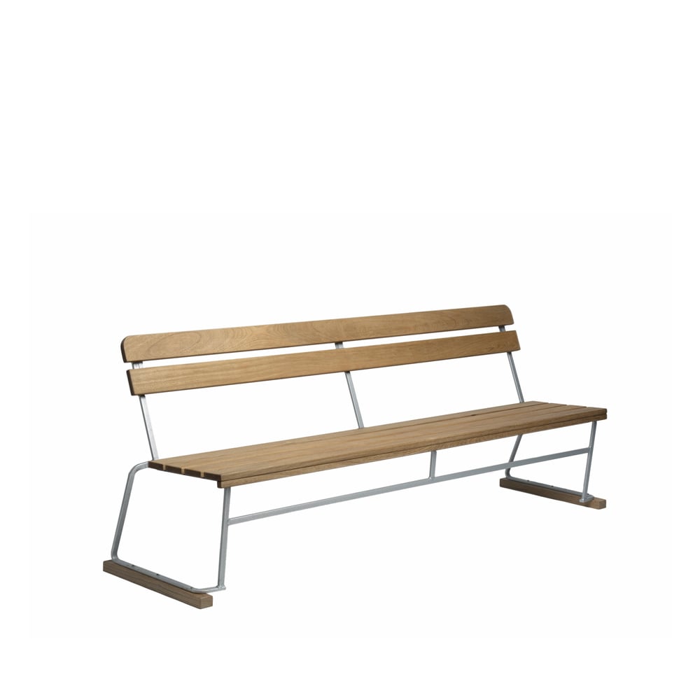 Grythyttan Stålmöbler Soffa 5 sofa Oak oil-hot-dip galvanized stand