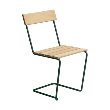 Stol 1 chair - Oiled pine-green base - Grythyttan Stålmöbler