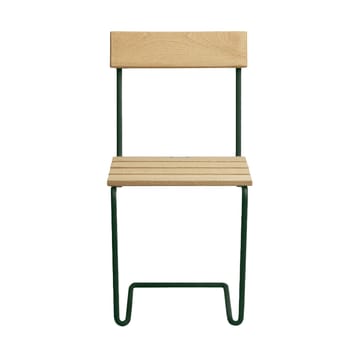 Stol 1 chair - Oiled pine-green base - Grythyttan Stålmöbler