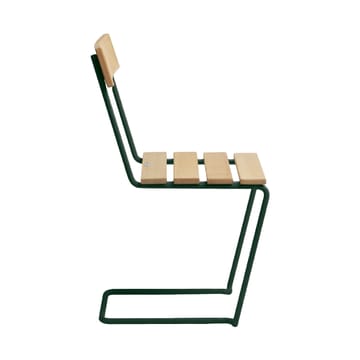 Stol 1 chair - Oiled pine-green base - Grythyttan Stålmöbler