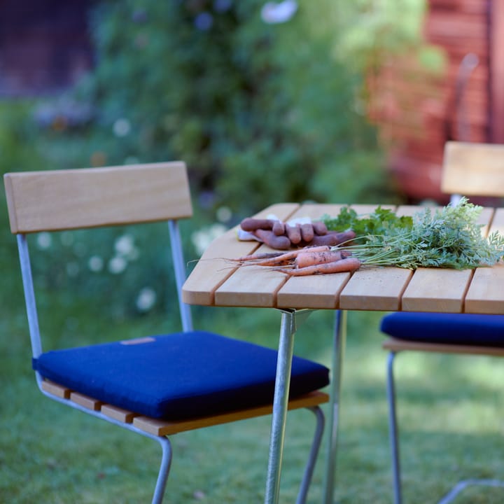 Stol 1 chair, Teak-hot-dip galvanized stand Grythyttan Stålmöbler