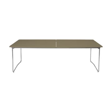 Table B31 dining table 230 cm - Light green oak-hot galvanized base - Grythyttan Stålmöbler