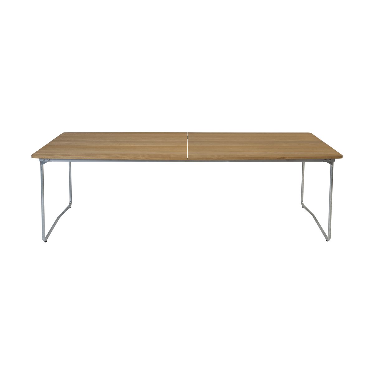 Grythyttan Stålmöbler Table B31 dining table 230 cm Oiled oak-galvanized legs