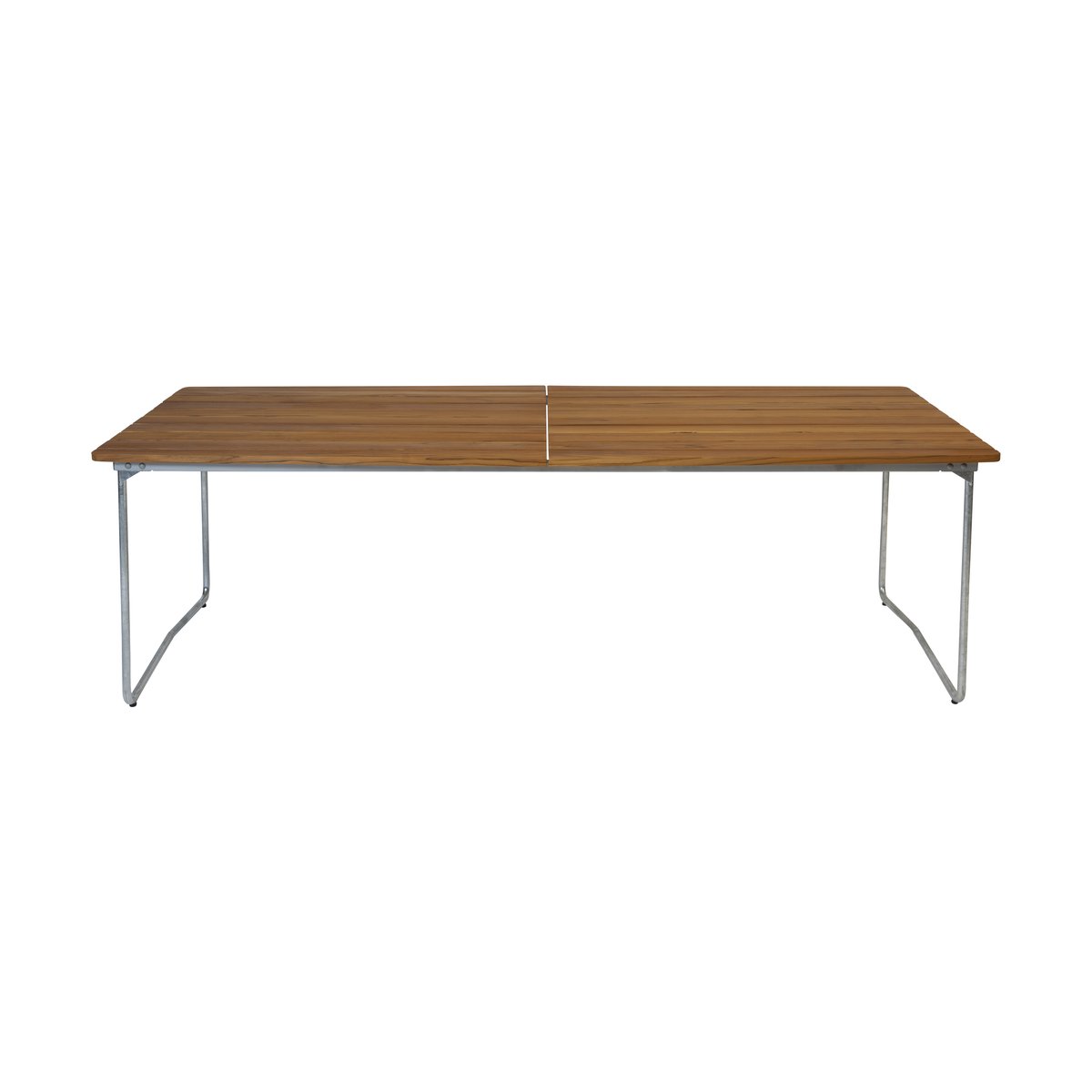 Grythyttan Stålmöbler Table B31 dining table 230 cm Untreated teak - galvanized legs