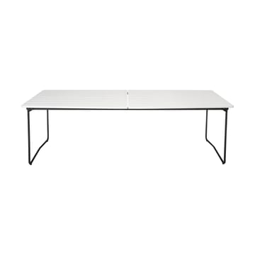 Table B31 dining table 230 cm - White lacquered oak-black base - Grythyttan Stålmöbler