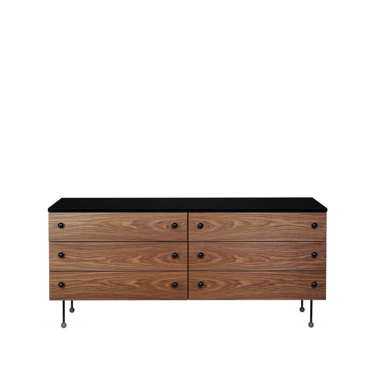 GUBI 62 Dresser American walnut, 6 drawers