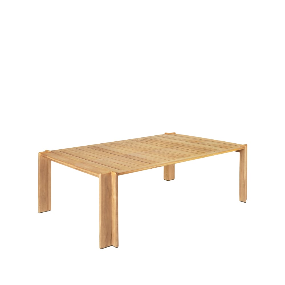 GUBI Atmosfera dining table Teak, 209x105 cm