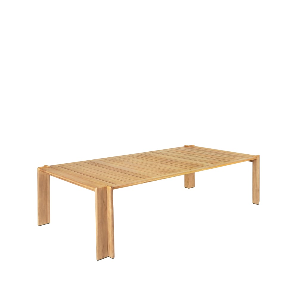 GUBI Atmosfera dining table Teak, 281x105 cm