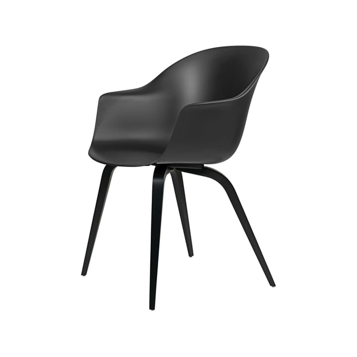 Bat Chair - Black, black stained ash legs - GUBI