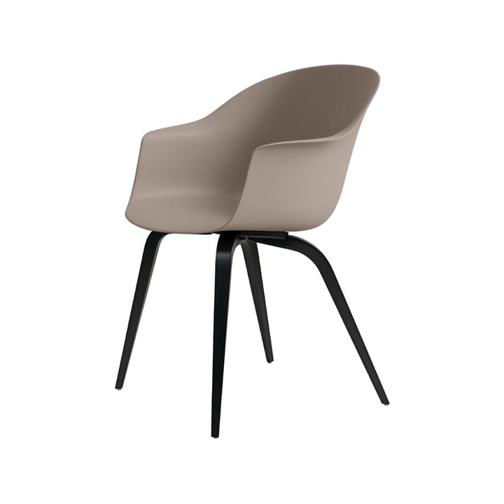 Bat Chair, New beige, black stained ash legs GUBI