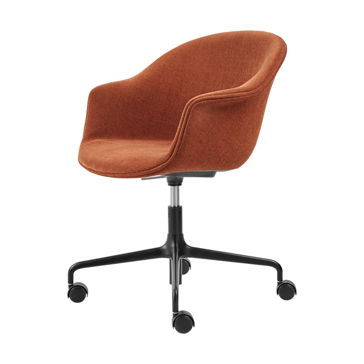 Bat Meeting Chair office chair fully upholstered - Belsuede special FR dedar 133-black legs - GUBI