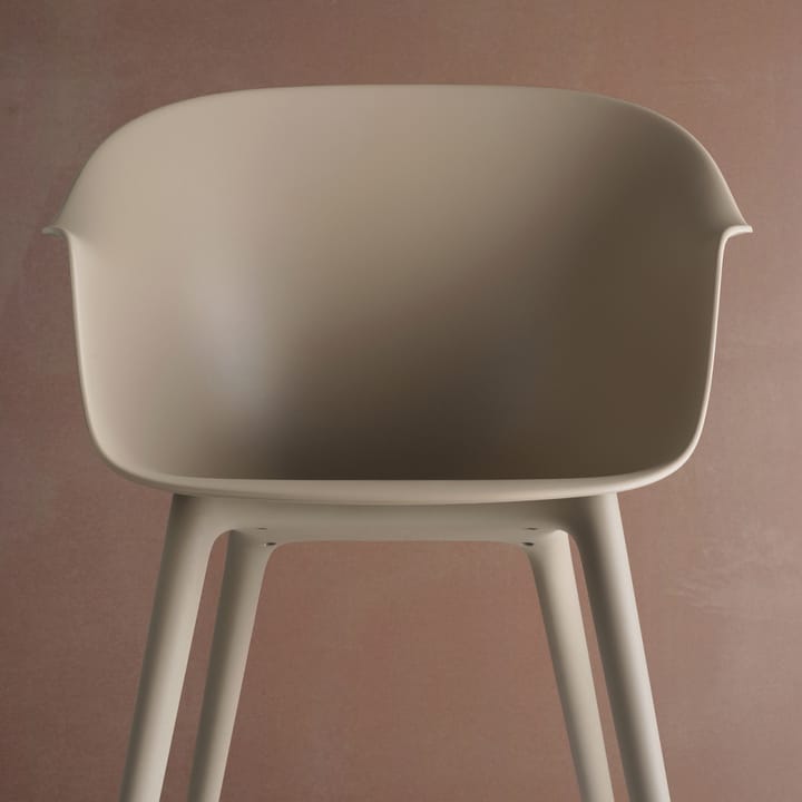 Bat Plastic chair, Black GUBI