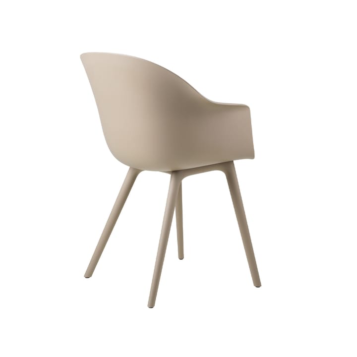 Bat Plastic chair, New beige GUBI