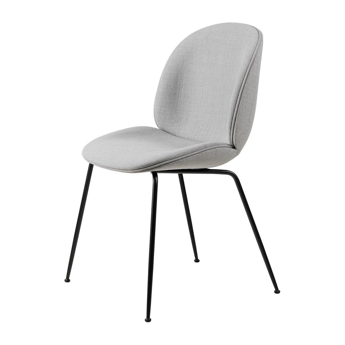 GUBI Beetle dining chair - fully upholstered conic base Remix 3 nr.123-black