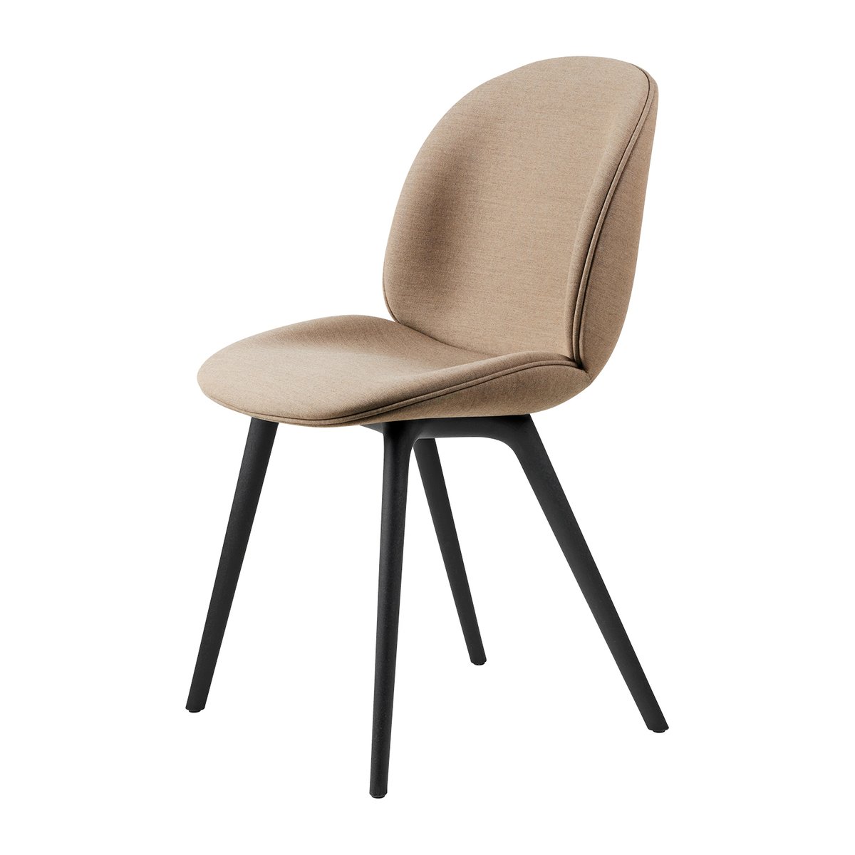 GUBI Beetle dining chair - fully upholstered-plastic base Remix 3 nr.233-black