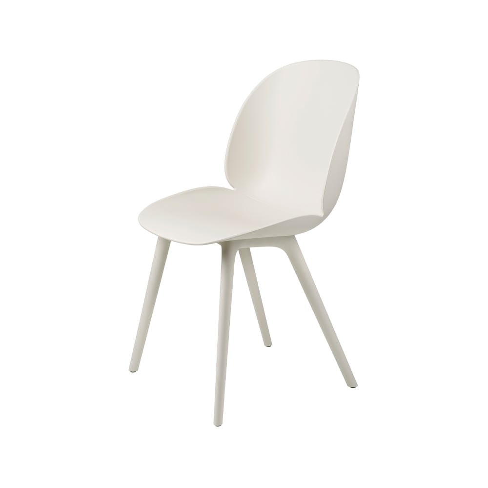 GUBI Beetle Dining Outdoor chair Alabaster white