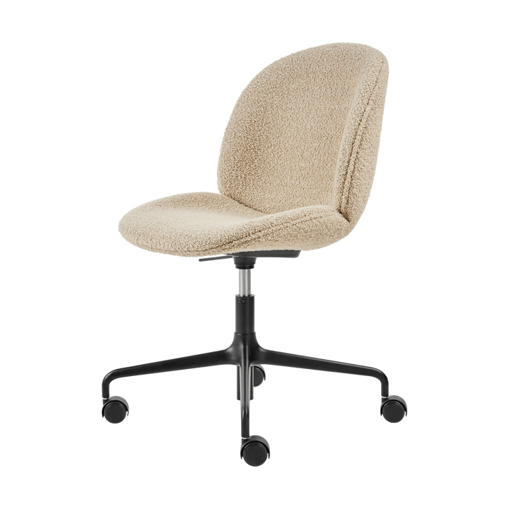 Beetle Meeting Chair office chair fully upholstered - Karakorum dedar 003-black legs - GUBI