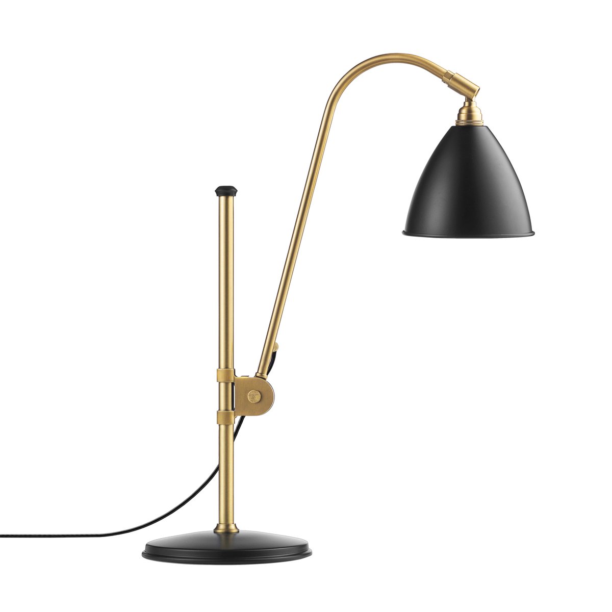 GUBI Bestlite BL1 table lamp charcoal black-brass