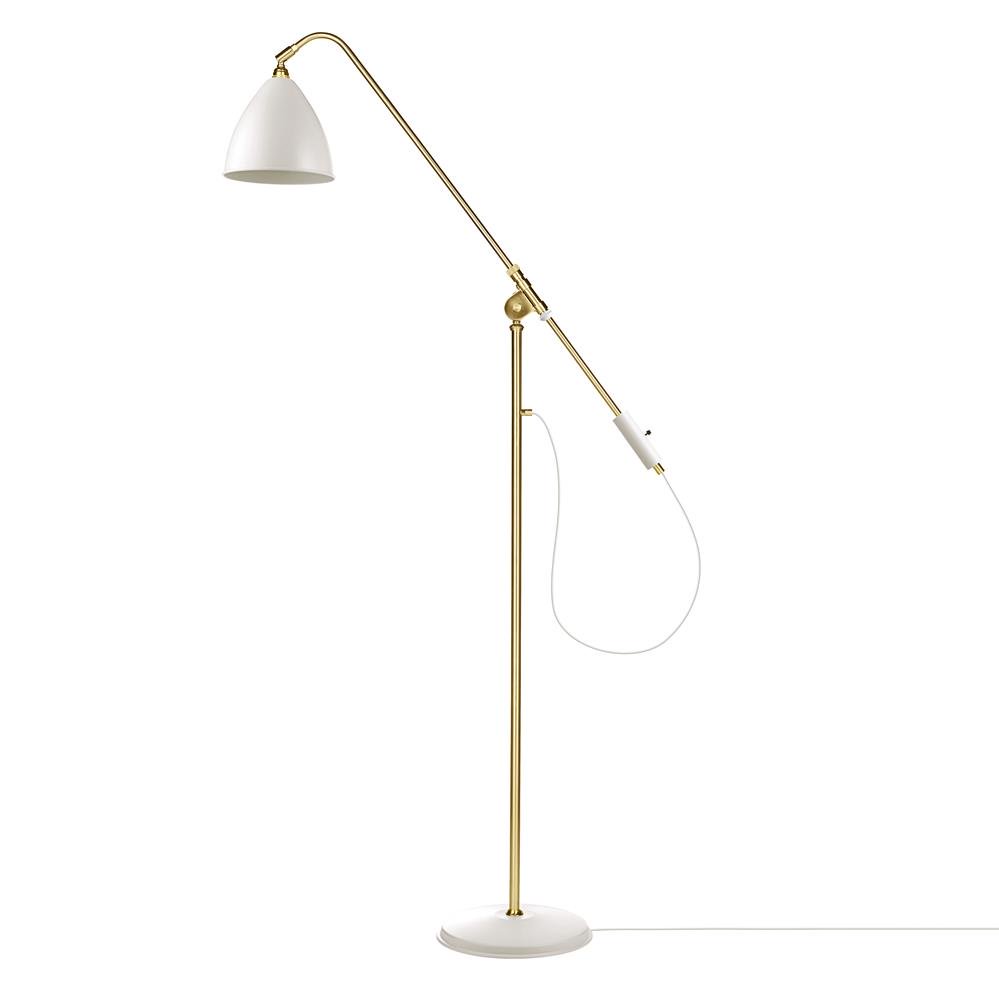 GUBI Bestlite BL4 floor lamp matte white-brass