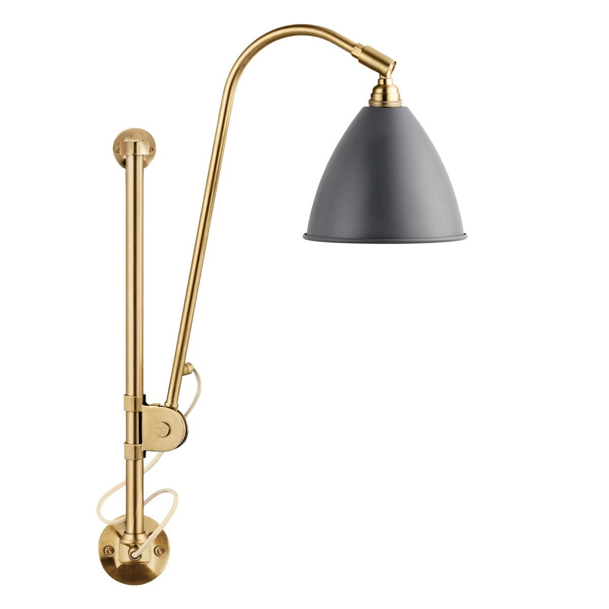 GUBI Bestlite BL5 wall lamp grey-brass