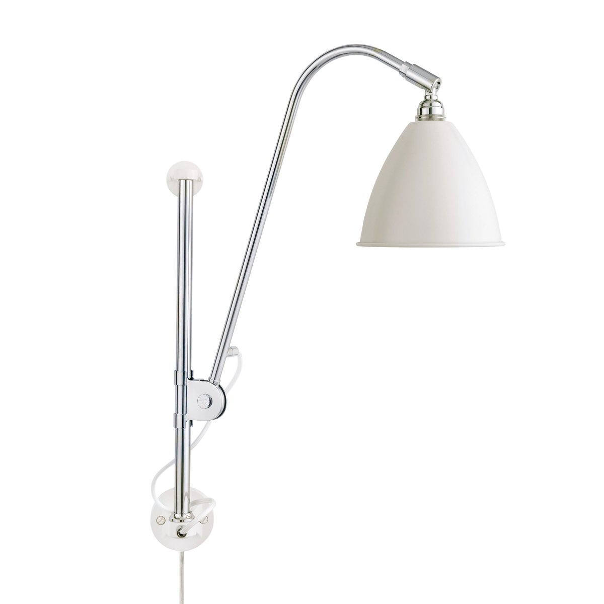 GUBI Bestlite BL5 wall lamp matte white-chrome