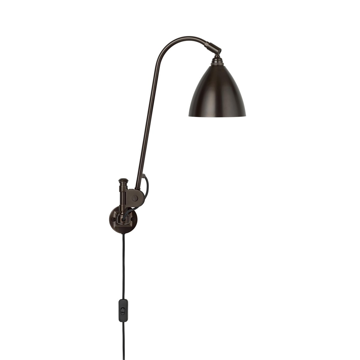 GUBI Bestlite BL6 wall lamp black-black