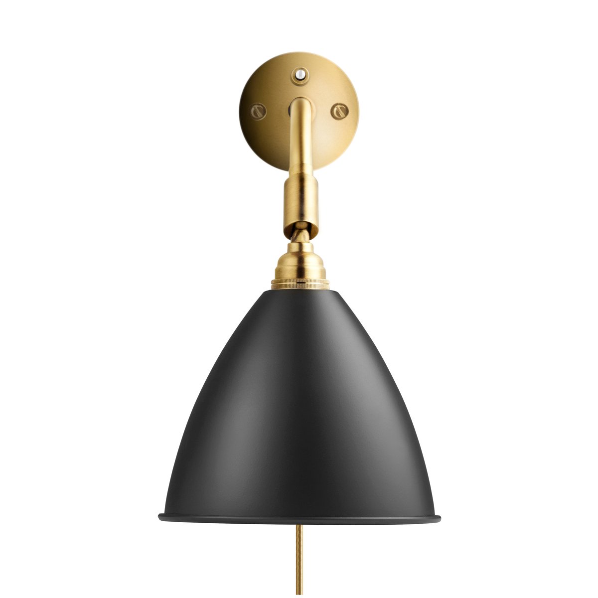 GUBI Bestlite BL7 wall lamp charcoal black-brass