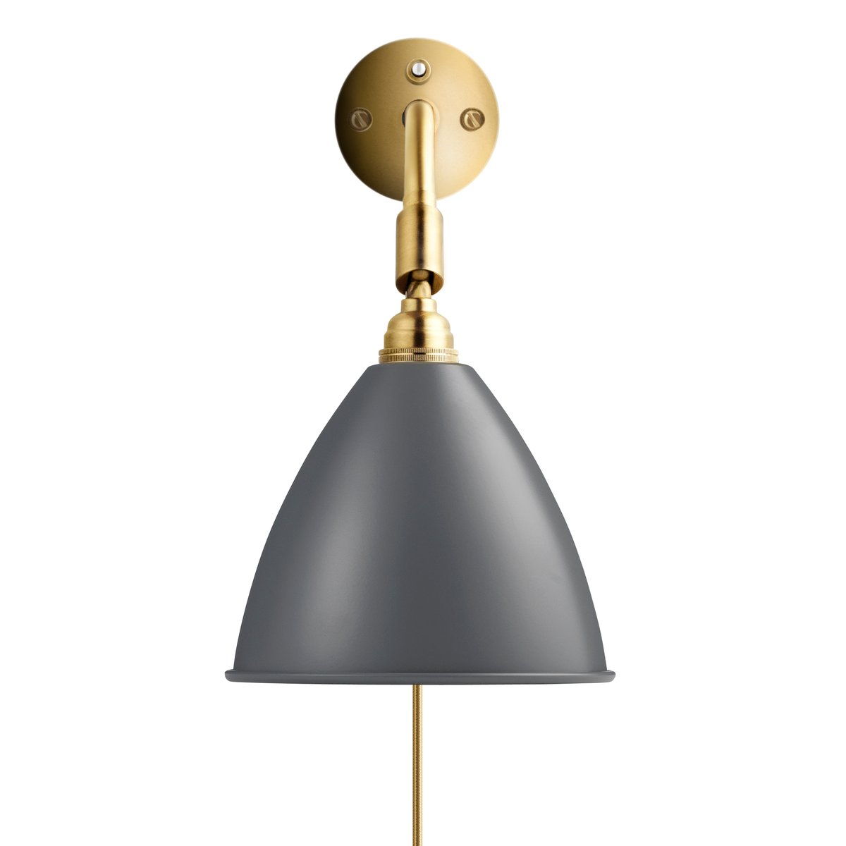 GUBI Bestlite BL7 wall lamp grey-brass