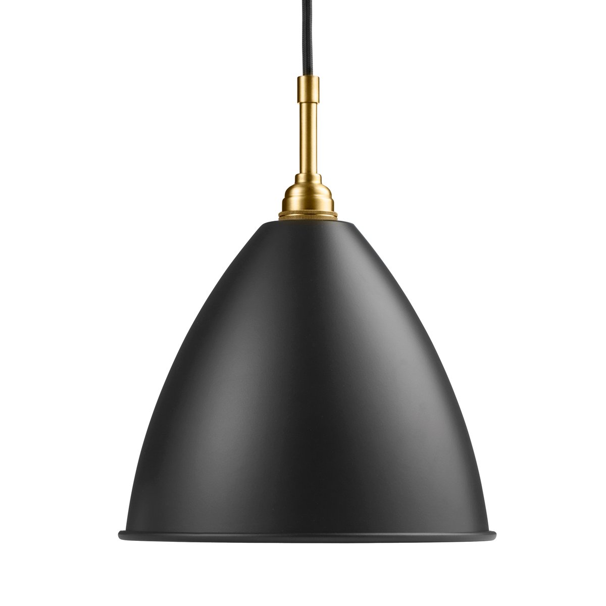 GUBI Bestlite BL9L pendant lamp charcoal black-brass