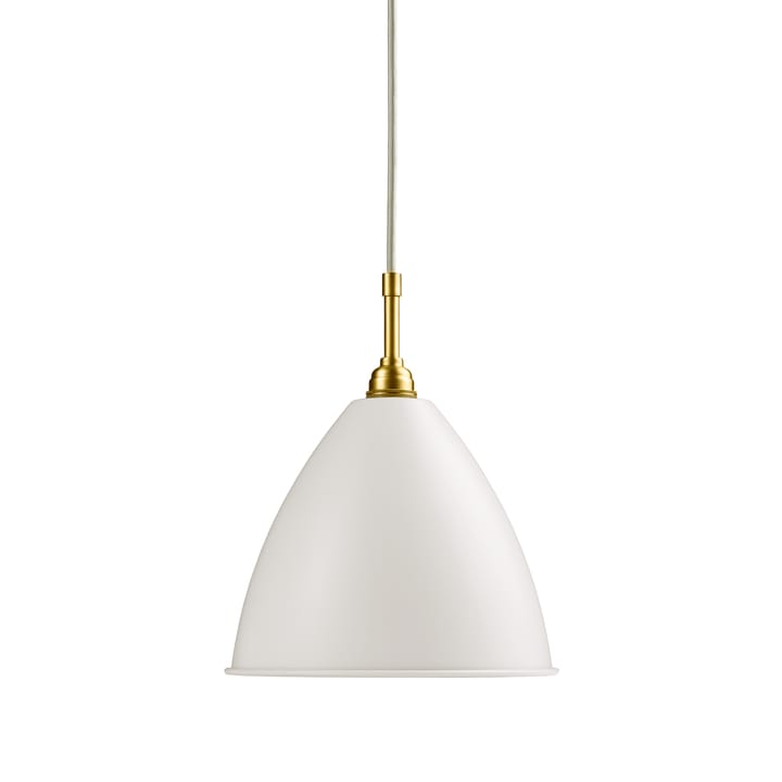 Bestlite BL9M pendant lamp - matte white-brass - Gubi