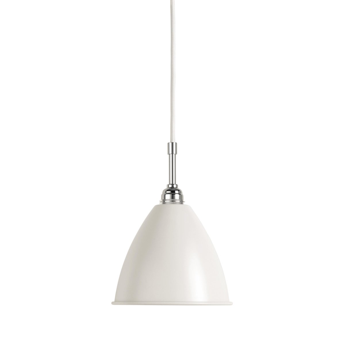 GUBI Bestlite BL9S pendant lamp matte white-chrome