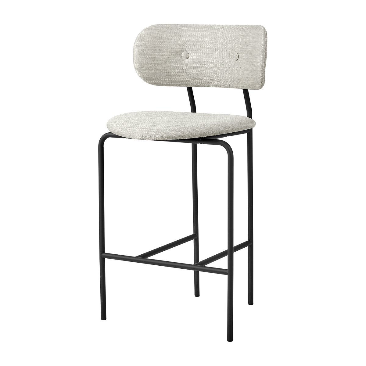 GUBI Coco counter chair - fully upholstered Eero special FR 106-black