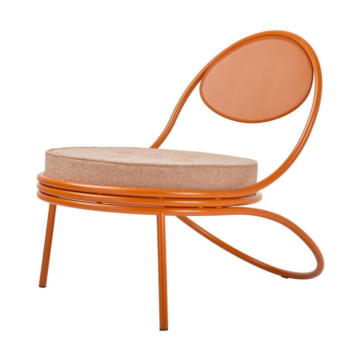Copacabana Outdoor Lounge Chair upholstered seat - Lorkey limonta 44-international orange - GUBI
