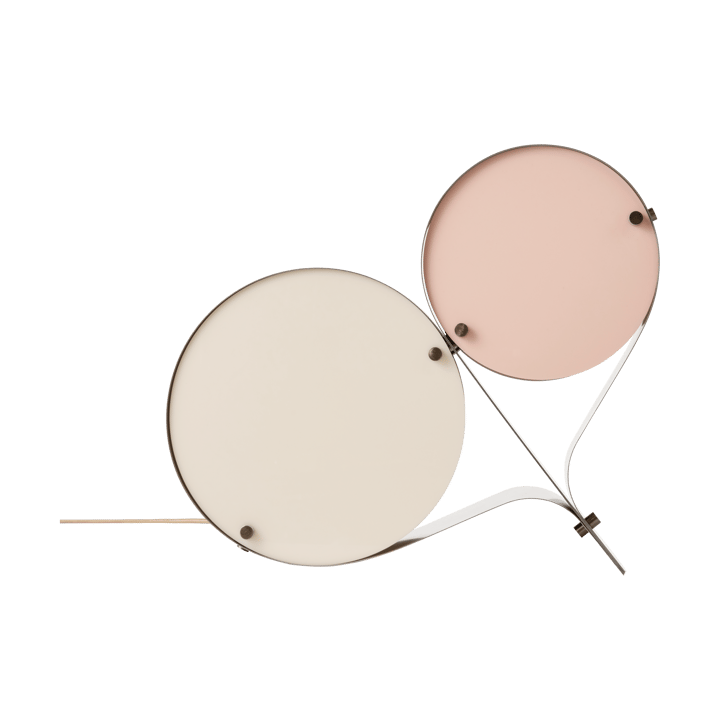 Couple table lamp, Ivory & blush GUBI