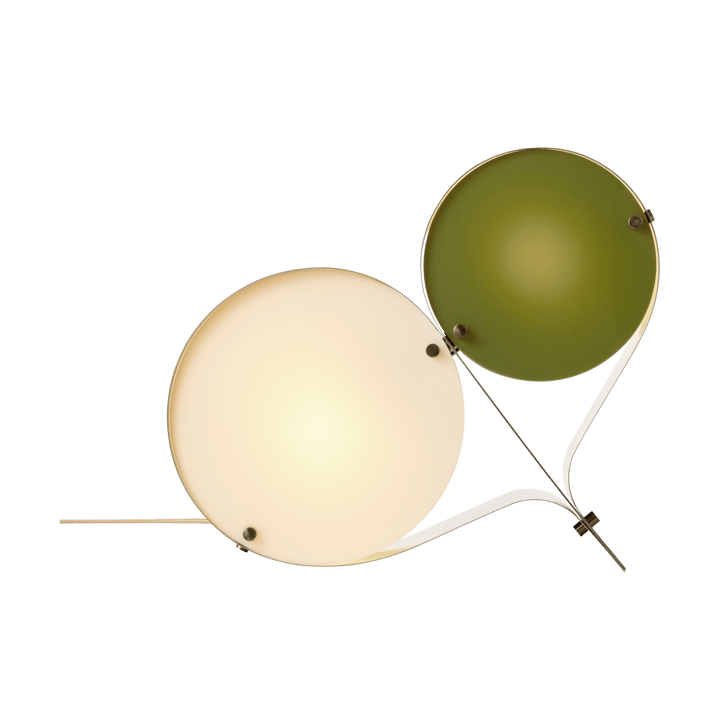 Couple table lamp - Ivory & olive - GUBI