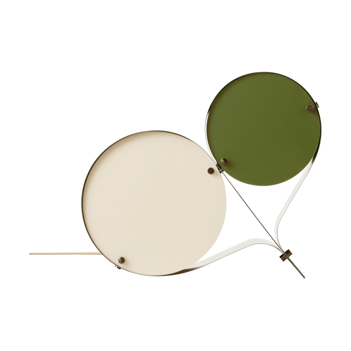 Couple table lamp, Ivory & olive GUBI