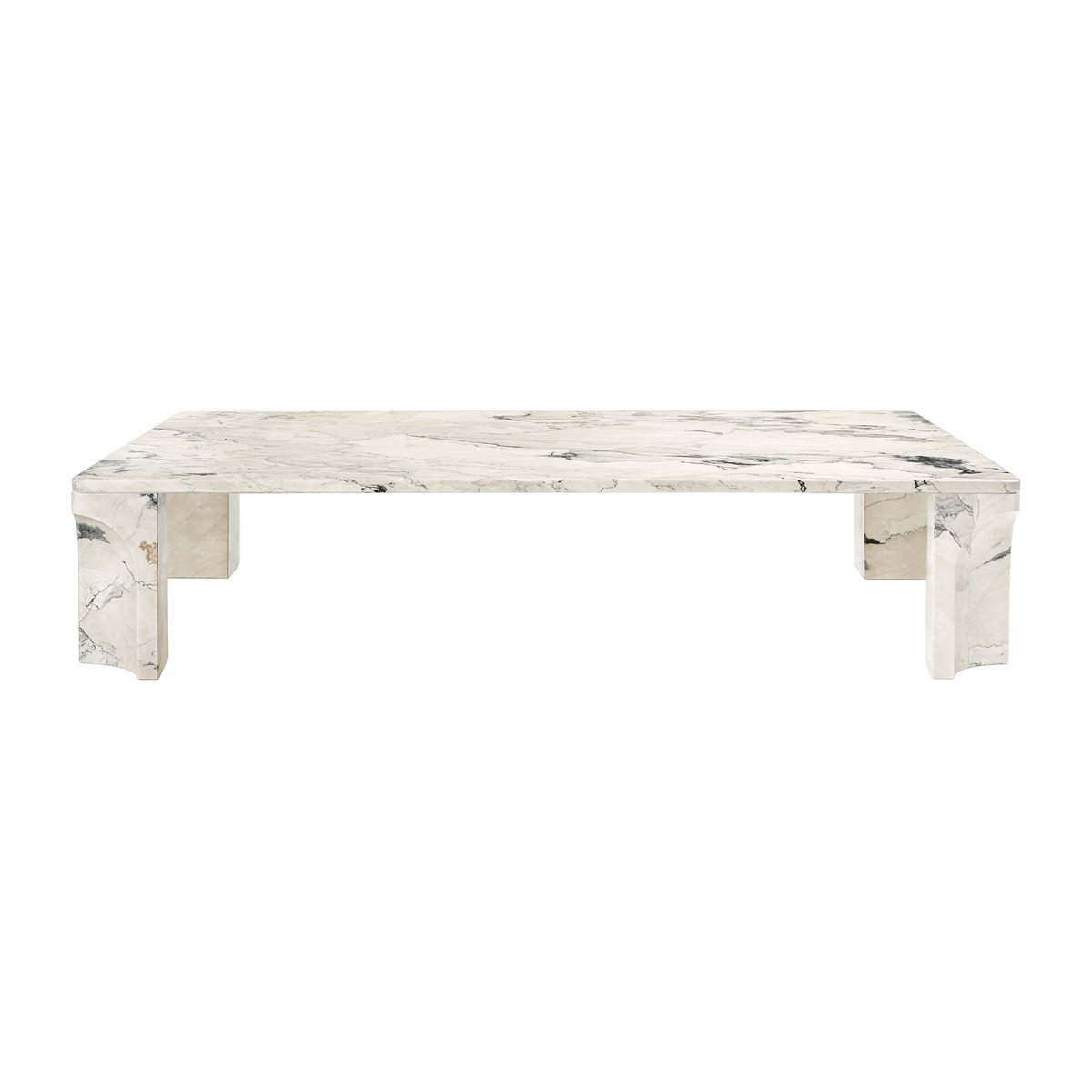 GUBI Doric coffee table 80x140 cm Electric grey