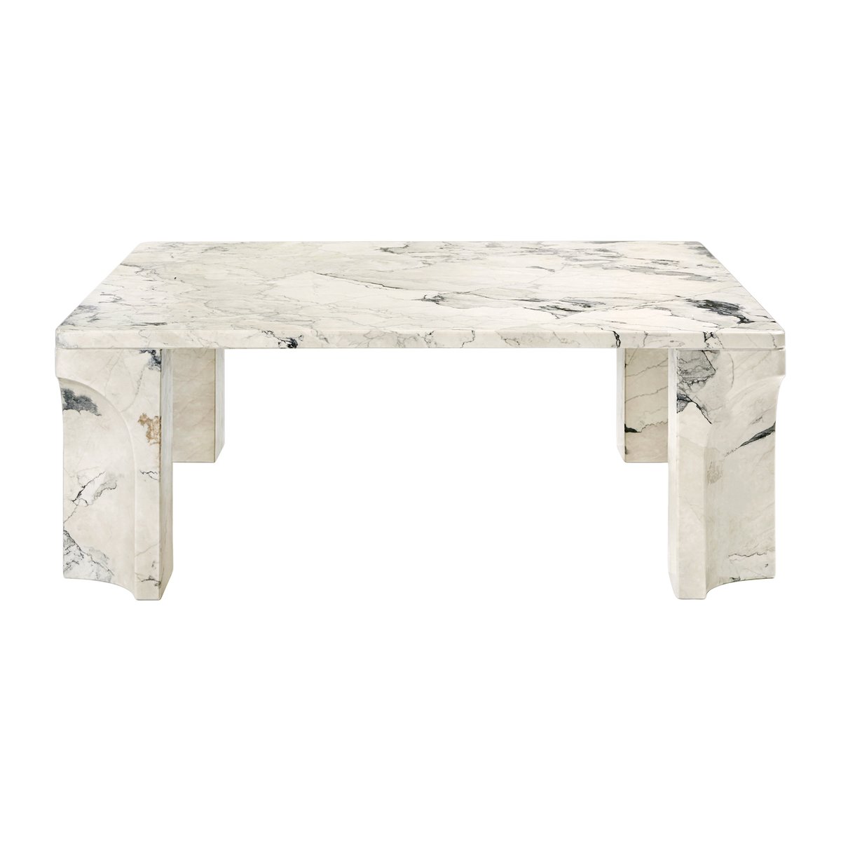 GUBI Doric coffee table 80x80 cm Electric grey