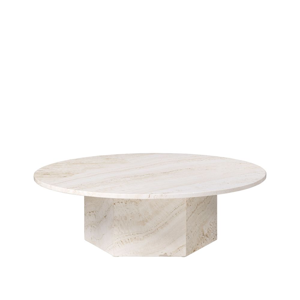 GUBI Epic coffee table White, ø110