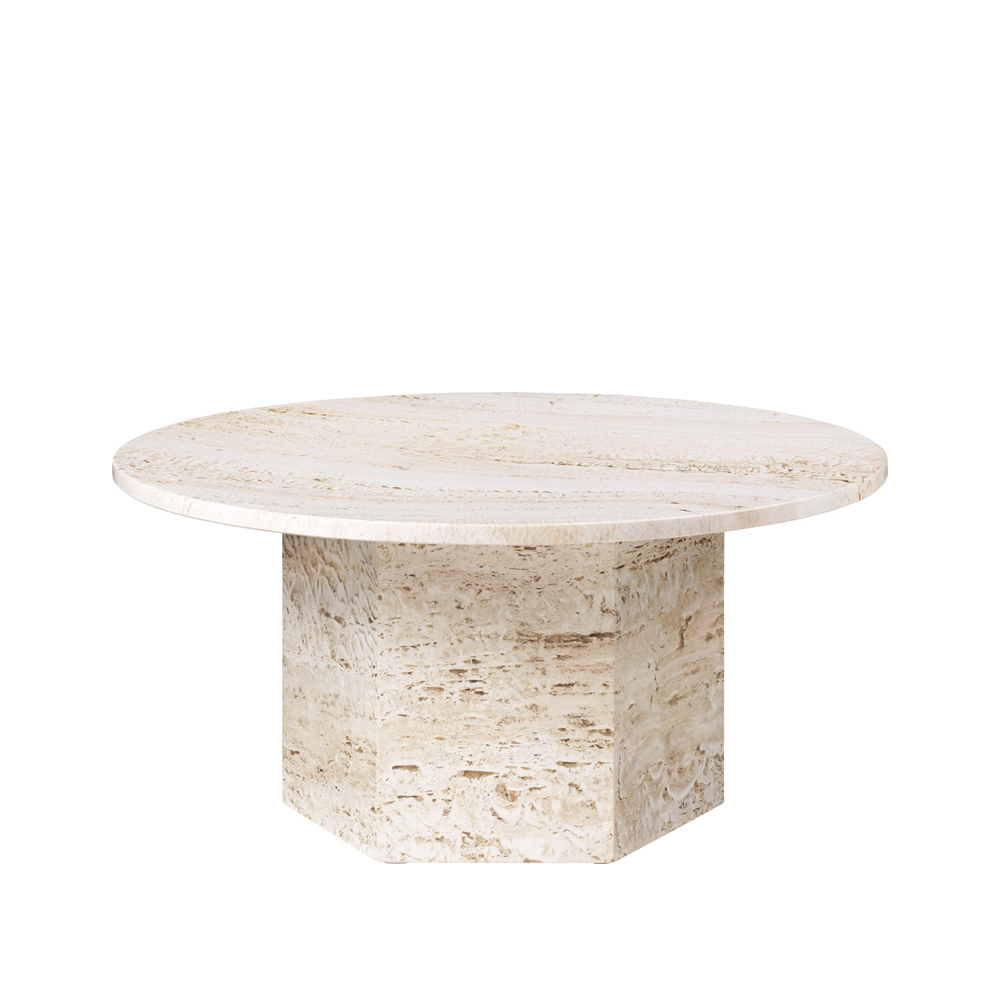 GUBI Epic coffee table White, ø80