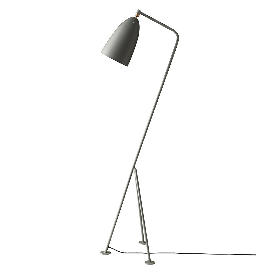 GUBI Grashopper floor lamp Blue-grey