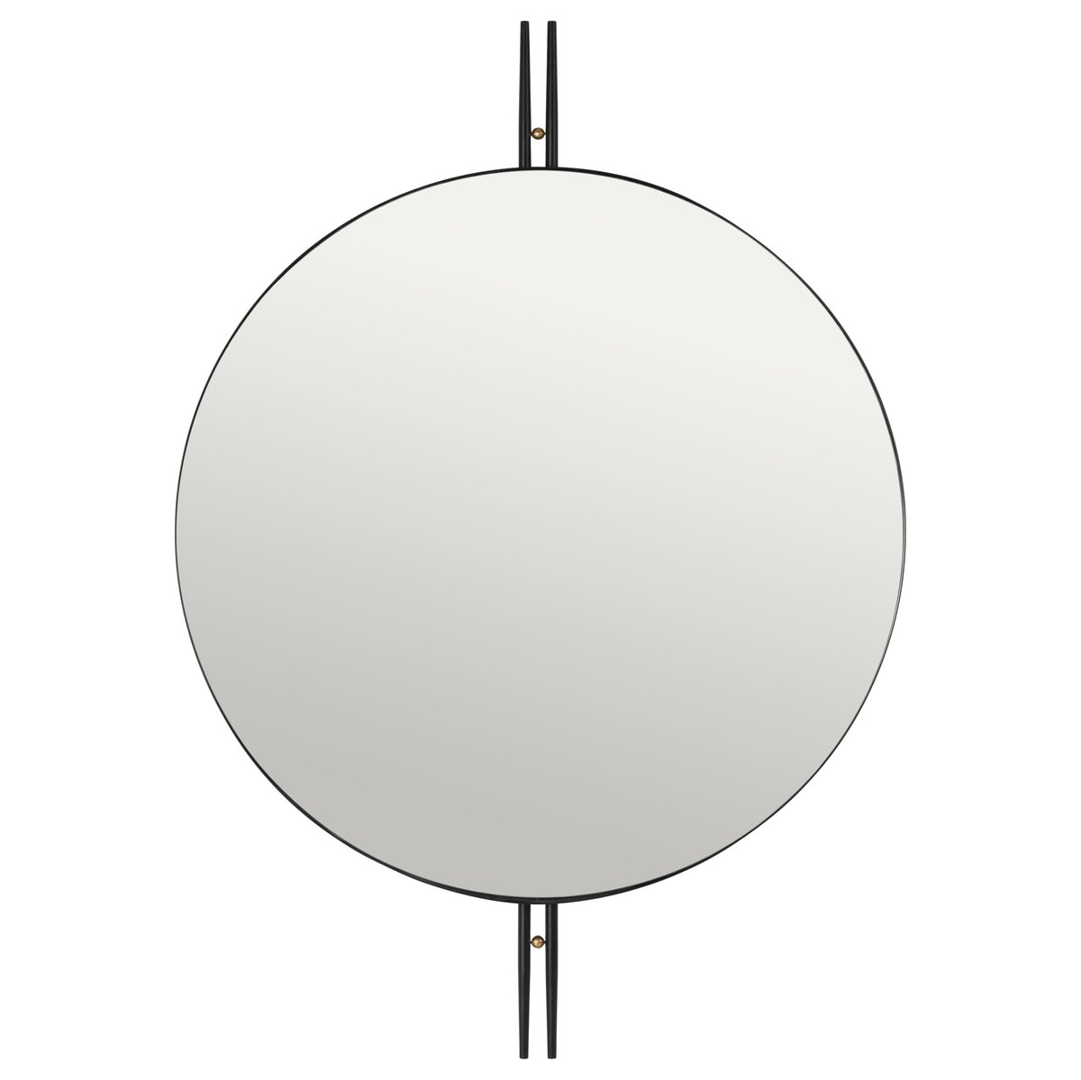 GUBI IOI wall mirror Ø80 cm black